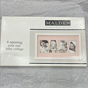 New box damaged Malden Pink Baby Collage Frame